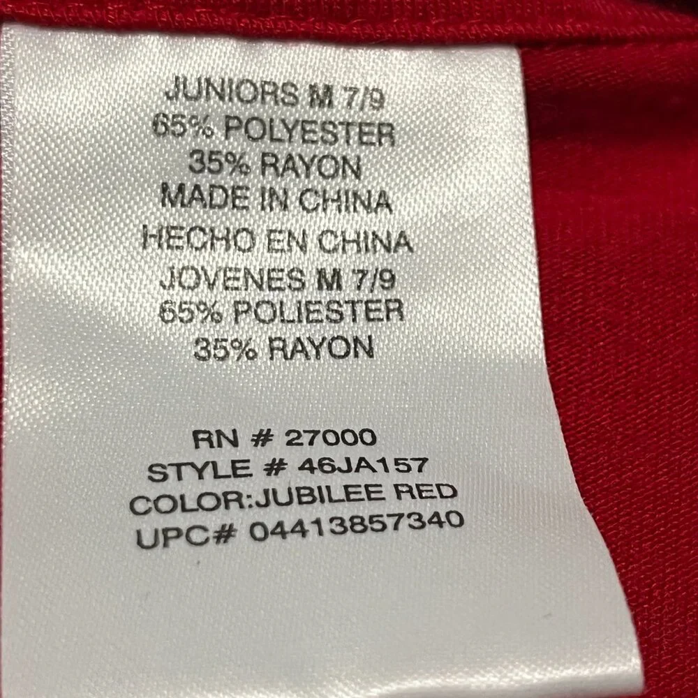 Juniors Y2K Polo Dress M Red Preppy 2000s Twee Ruched Tennis No Boundaries